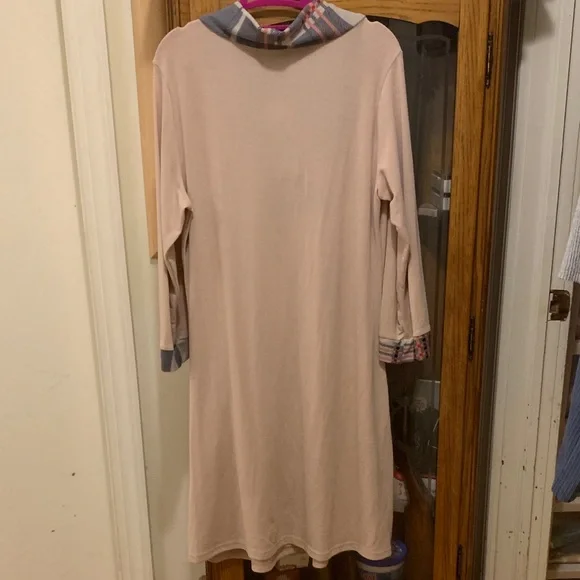 Reborn Plaid Accent Pink Dress - Picture 7 of 11